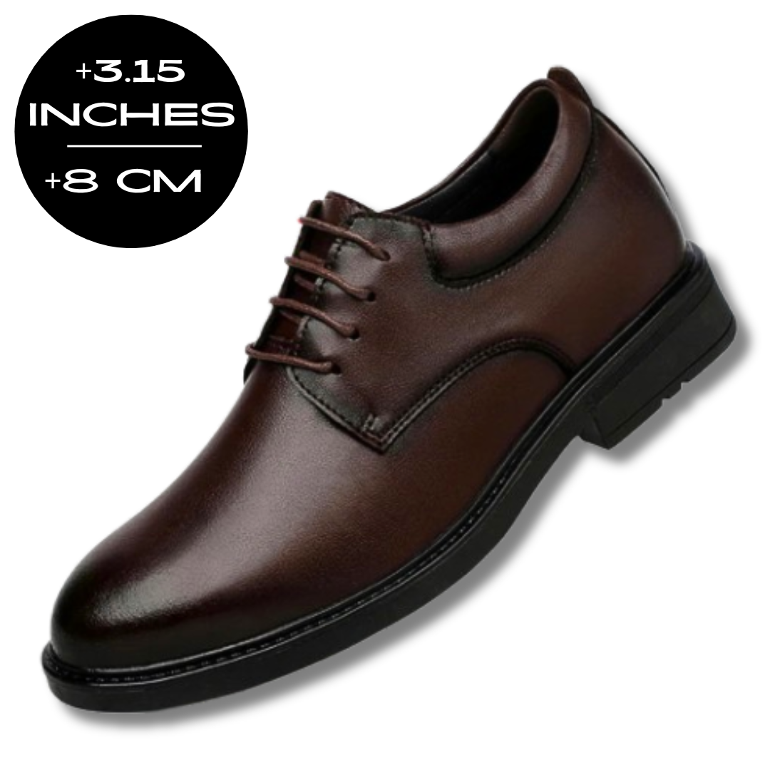 Tan formal shoes with heel