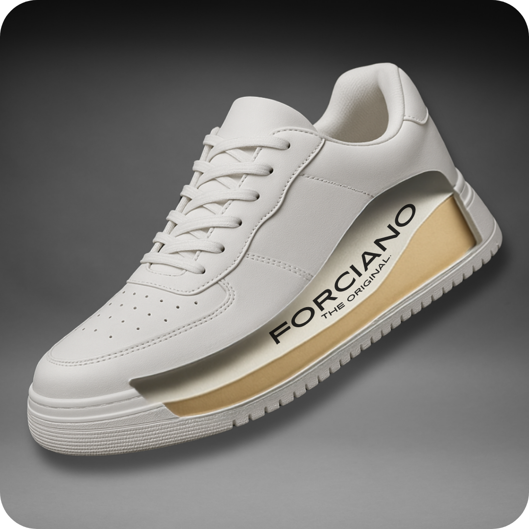 Forciano flat sneaker with heel