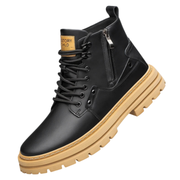 TallerX Zip Boots: Genuine Leather Elevation