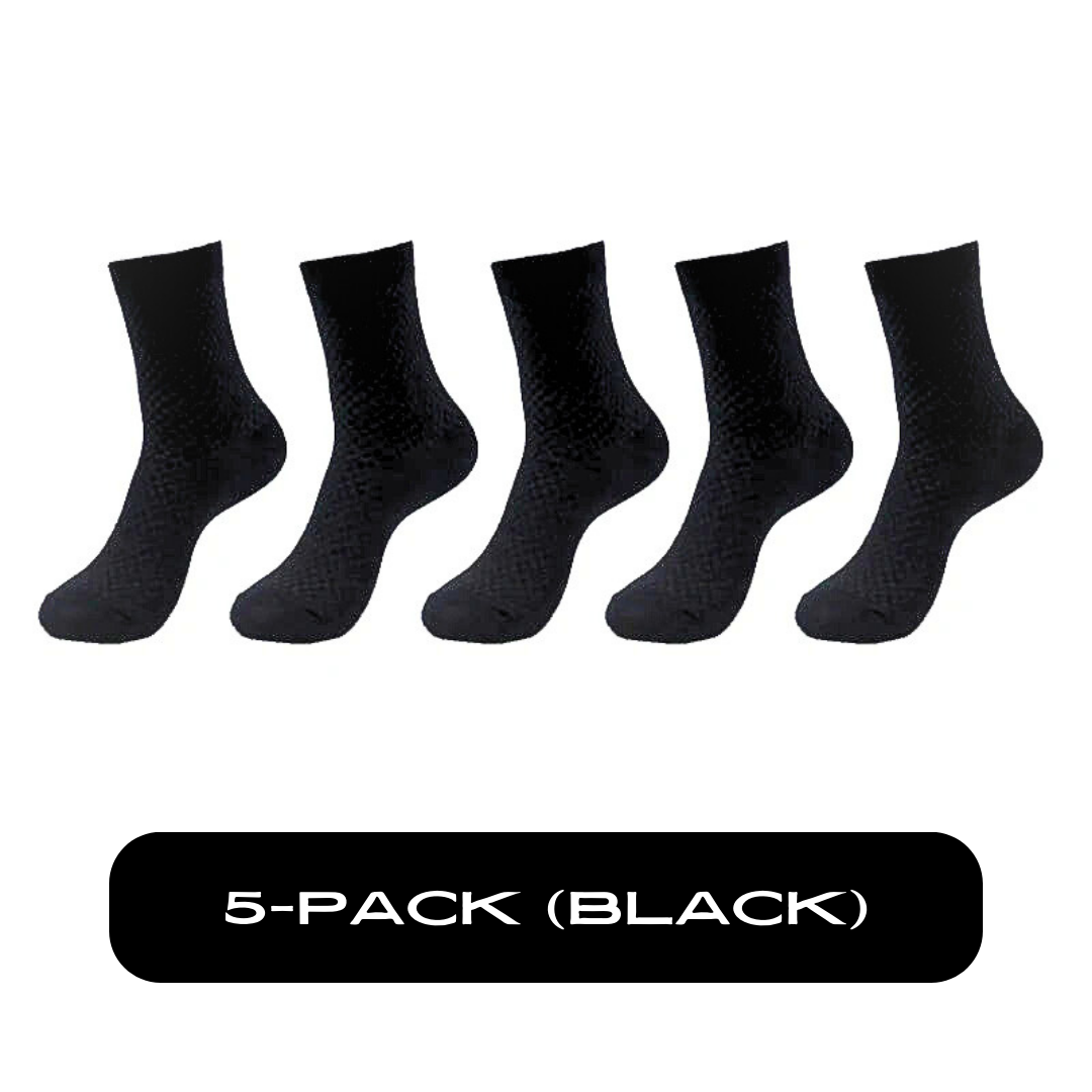 BAMBOO FIBER SOCKS (5-PACK)