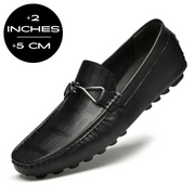 Height Enhancing Leather Loafers