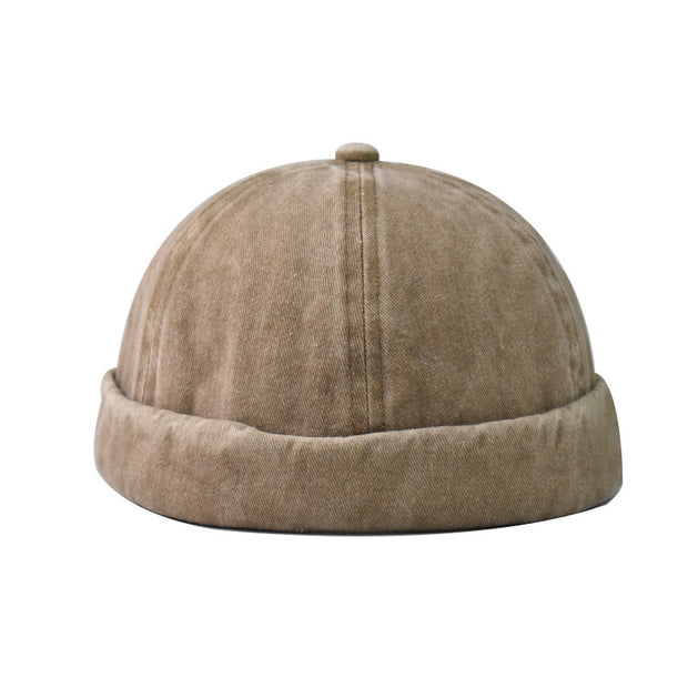 Distressed Cotton Dome Skullcap