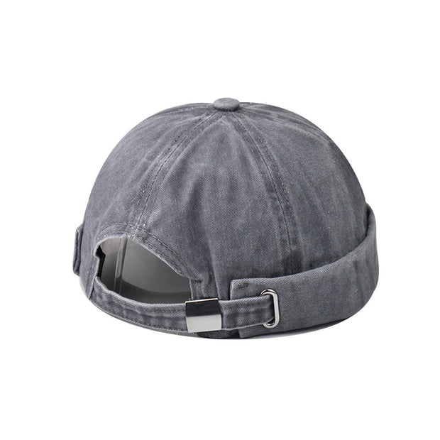 Distressed Cotton Dome Skullcap