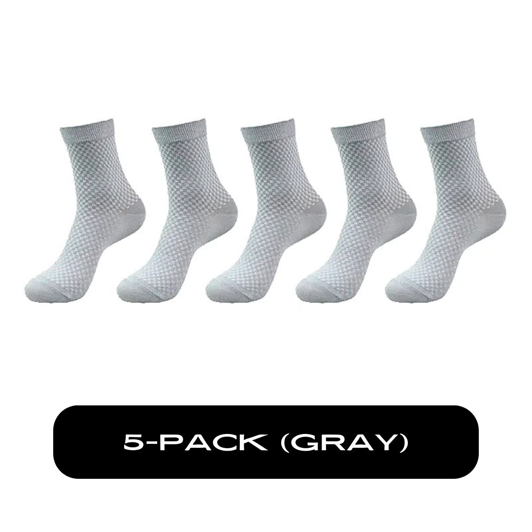 BAMBOO FIBER SOCKS (5-PACK)