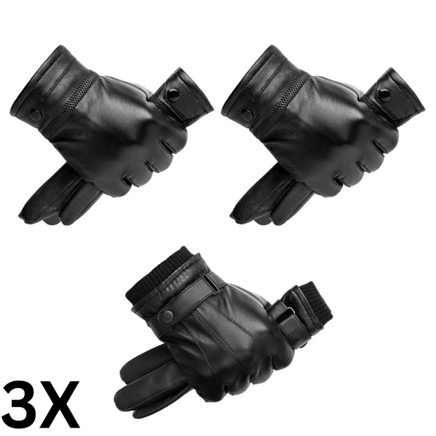 PhoneGlide Genuine Leather Gloves