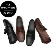 Height Enhancing Leather Loafers