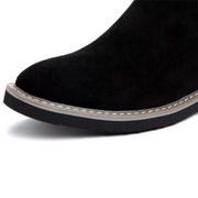 Elevator Genuine Leather Chelsea Boots