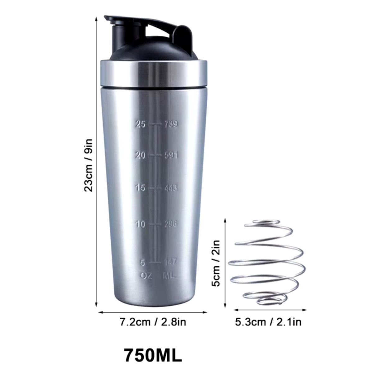 STAINLESS STEEL SHAKER