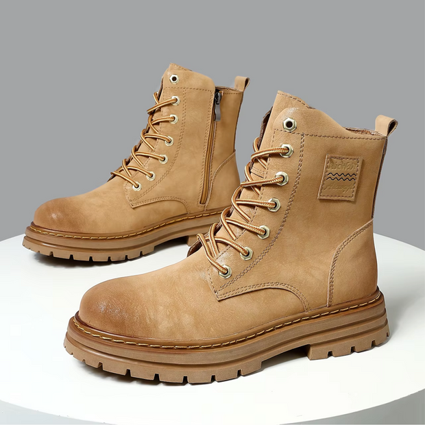 HeightBoost Genuine Leather Boots