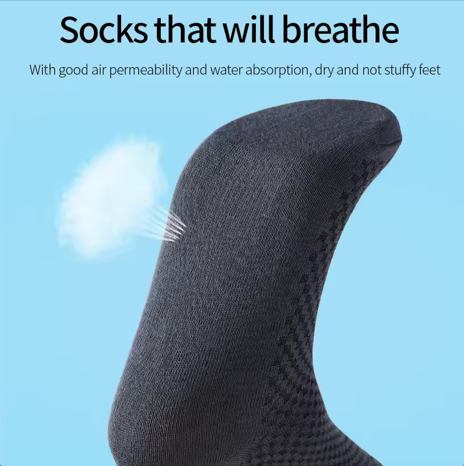 BAMBOO FIBER SOCKS (5-PACK)