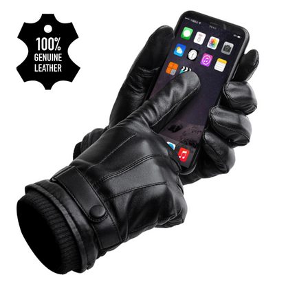 PHONEGLIDE GENUINE LEATHER GLOVES