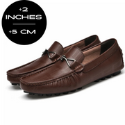 Height Enhancing Leather Loafers