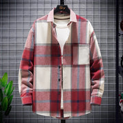 Casual Plaid Long Sleeve Shirt