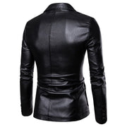 Slim Retro Leather Jacket