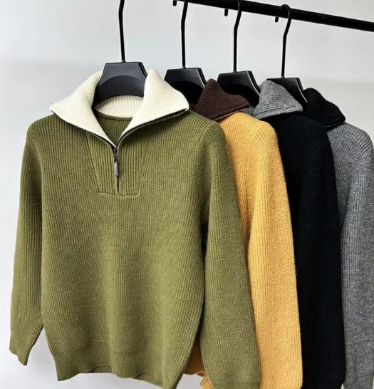 Retro Men’s Slim Sweater