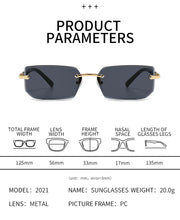 UrbanEdge Rectangle Sunglasses