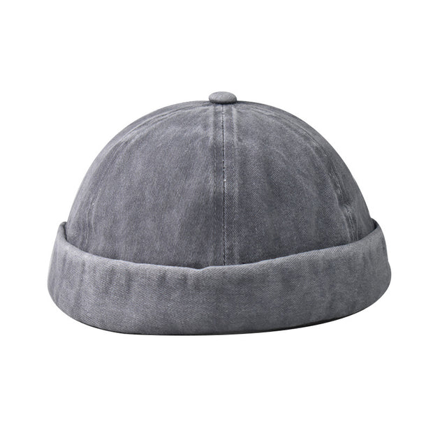 Distressed Cotton Dome Skullcap