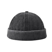 Distressed Cotton Dome Skullcap