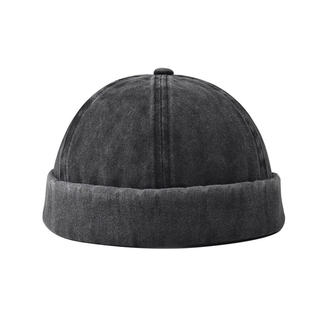 Distressed Cotton Dome Skullcap