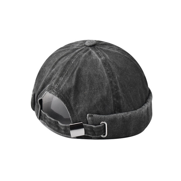 Distressed Cotton Dome Skullcap