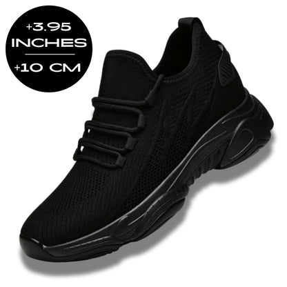 FORCIANO ALTITUDE black height increasing sneakers with 3.95 inch 10 cm height boost