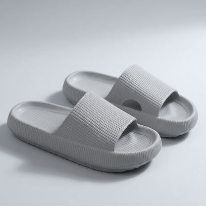FORCIANO DUNE gray height increasing shoes shown as a pair from a front angle with textured surfaces and cushioned soles.