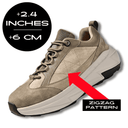 BEIGE Zigzag (2.4" / 6 cm)