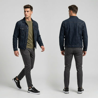 FORCIANO PRIME white height increasing sneakers with black and gray reflective accents worn by a male model in an everyday lifestyle setting with up to 8 cm / 3.15" height increase.