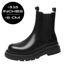 Black Wool-cushioned (3.15" / 8 cm)