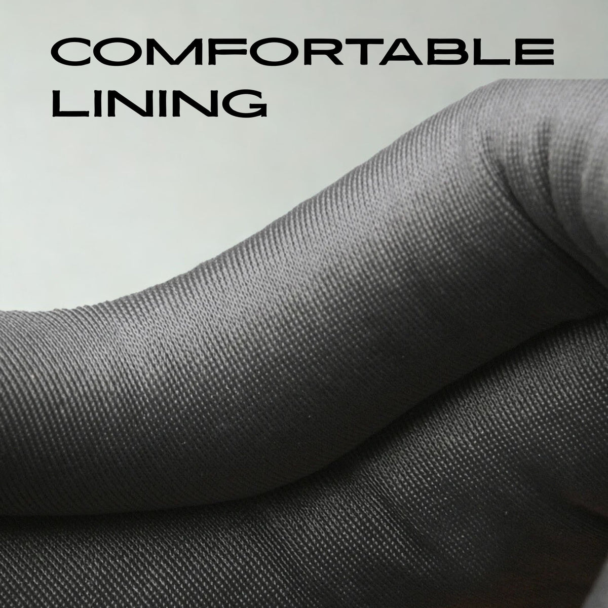 Close-up of the lining on FORCIANO VADER Height Increasing Sneakers, showing the visible textured padded interior material.